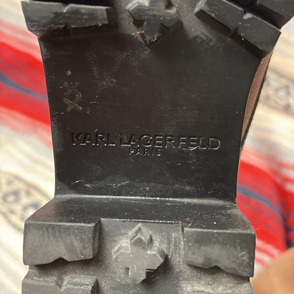 KARL LAGERFELD PARIS Pipa Boots Size 6.5 - Picture 9 of 9